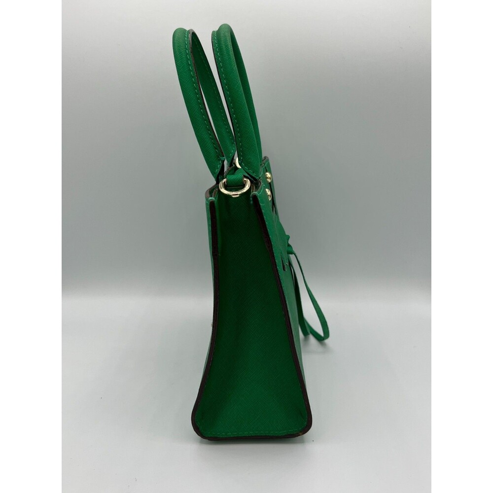 REBECCA MINKOFF Mini MAB Green Shoulder Bag Crossbody Leather Tote - Picture 2 of 14